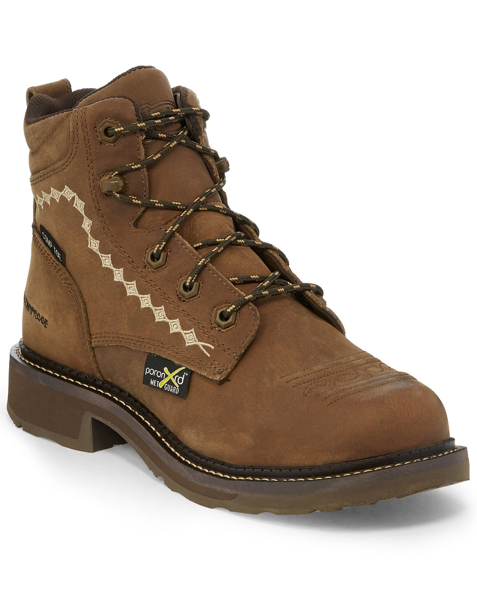 Justin Women s Lanie Waterproof Work Boots Composite Toe Country Outfitter