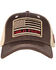 Image #3 - Kerusso Men's Hold Fast Flag Patch Ball Cap, Brown, hi-res