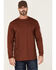 Image #1 - Cody James Men's FR Logo Long Sleeve Work T-Shirt - Tall , Mahogany, hi-res