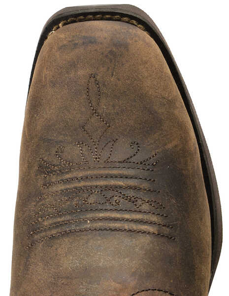 Image #6 - Justin Women's Stampede Durant Western Boots - Square Toe, Sorrel, hi-res