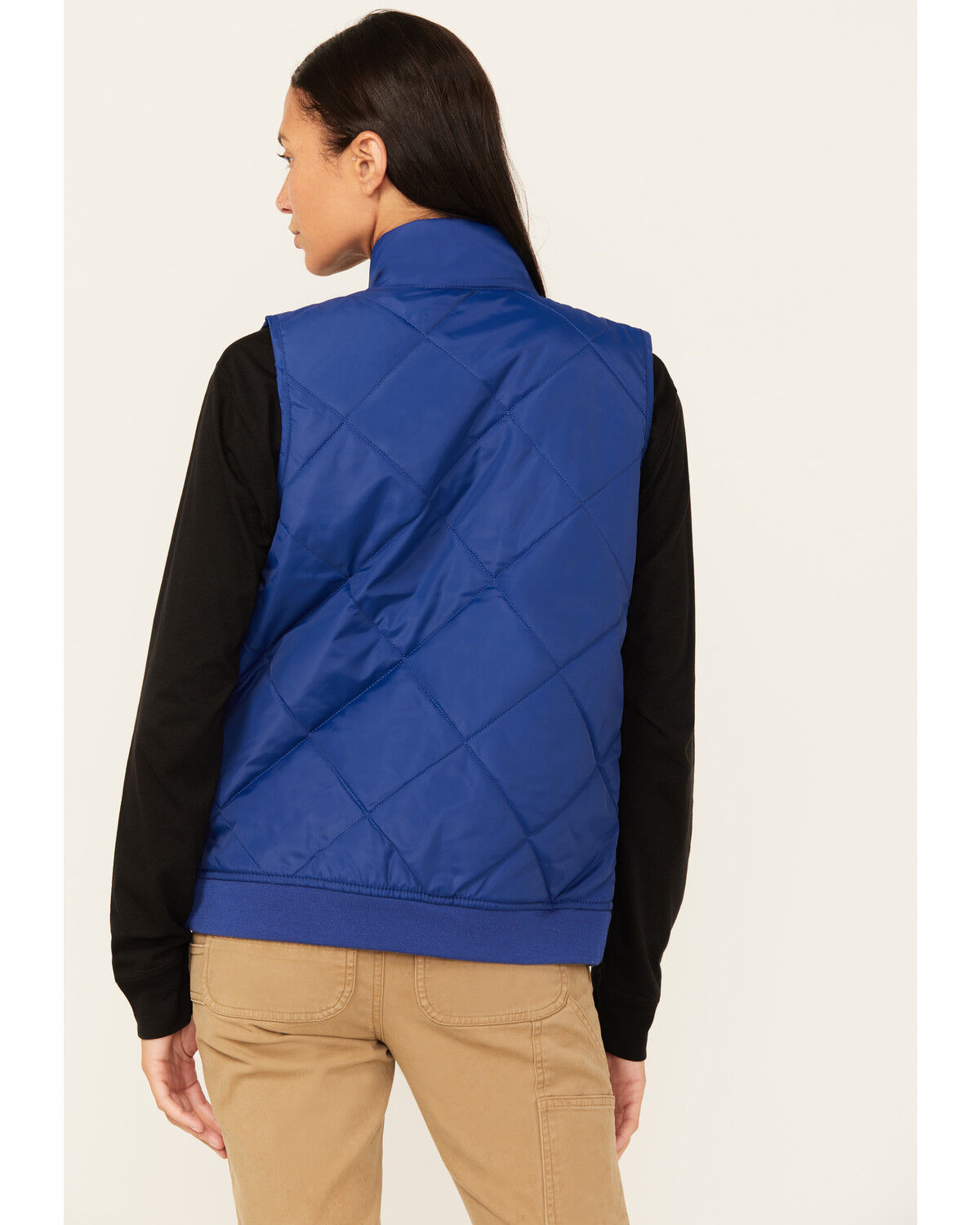 Image #4 - Dickies Women's Quilted Vest, Blue, hi-res