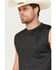 Image #2 - RANK 45® Men's Performance Tank Top, Black, hi-res