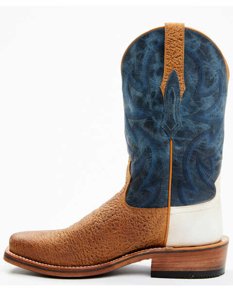 Image #3 - RANK 45® Men's Archer Western Boots - Square Toe, Blue, hi-res