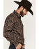 Image #2 - Wrangler Retro Men's Premium Paisley Print Long Sleeve Snap Western Shirt, Brown, hi-res