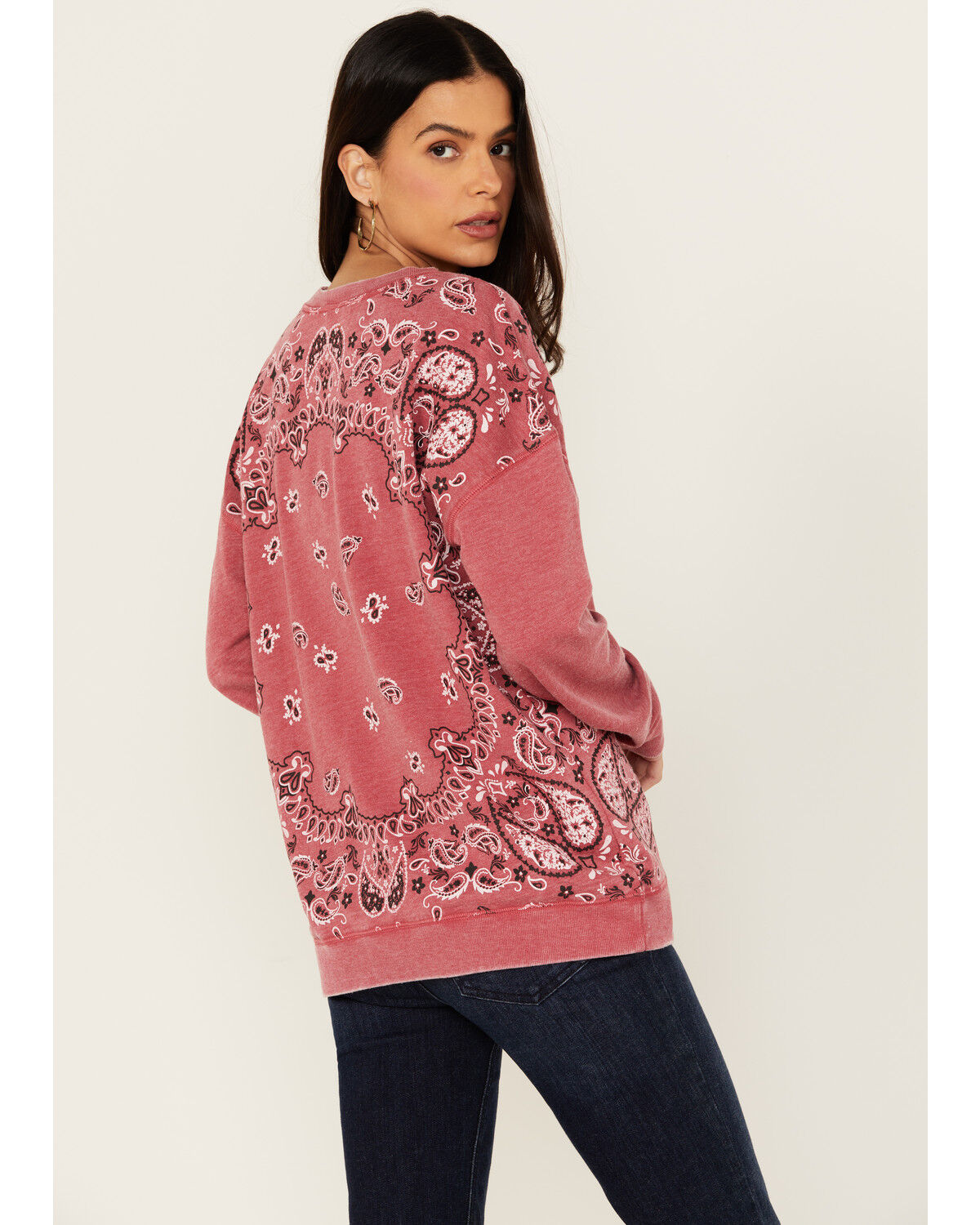 Image #4 - Blended Women's Bandana Print Sweatshirt, , hi-res