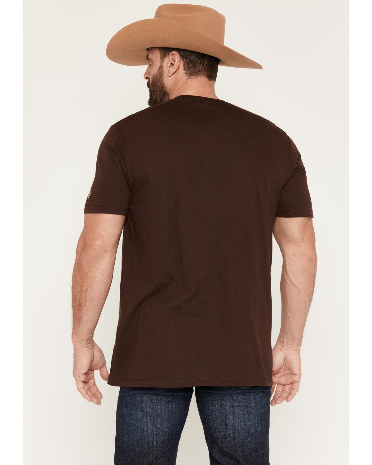 Image #4 - Moonshine Spirit&reg; Men's Cask Guitar Short Sleeve Graphic T-Shirt, Brown, hi-res