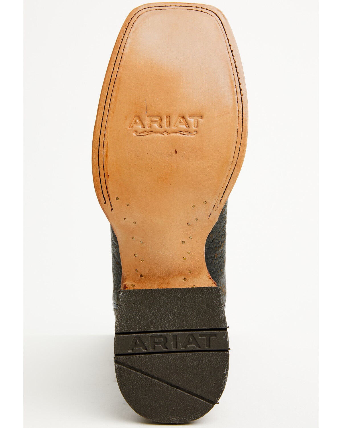 Image #7 - Ariat Men's County Roads Western Boots - Broad Square Toe, Brown, hi-res