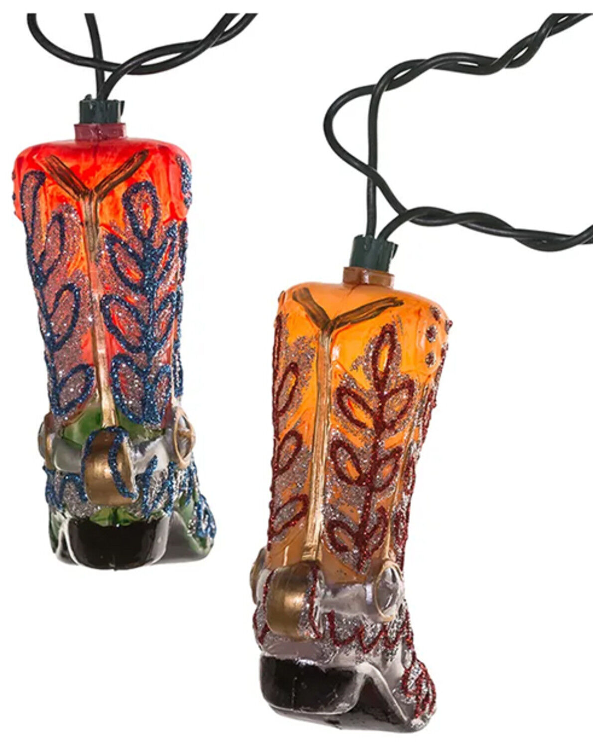 Image #5 - Kurt Adler Cowboy Boot String Light Set; received 6.13km, Multi, hi-res