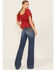 Image #1 - 7 For All Mankind Women's Medium Wash High Rise Modern Dojo Trouser Jeans, Medium Wash, hi-res