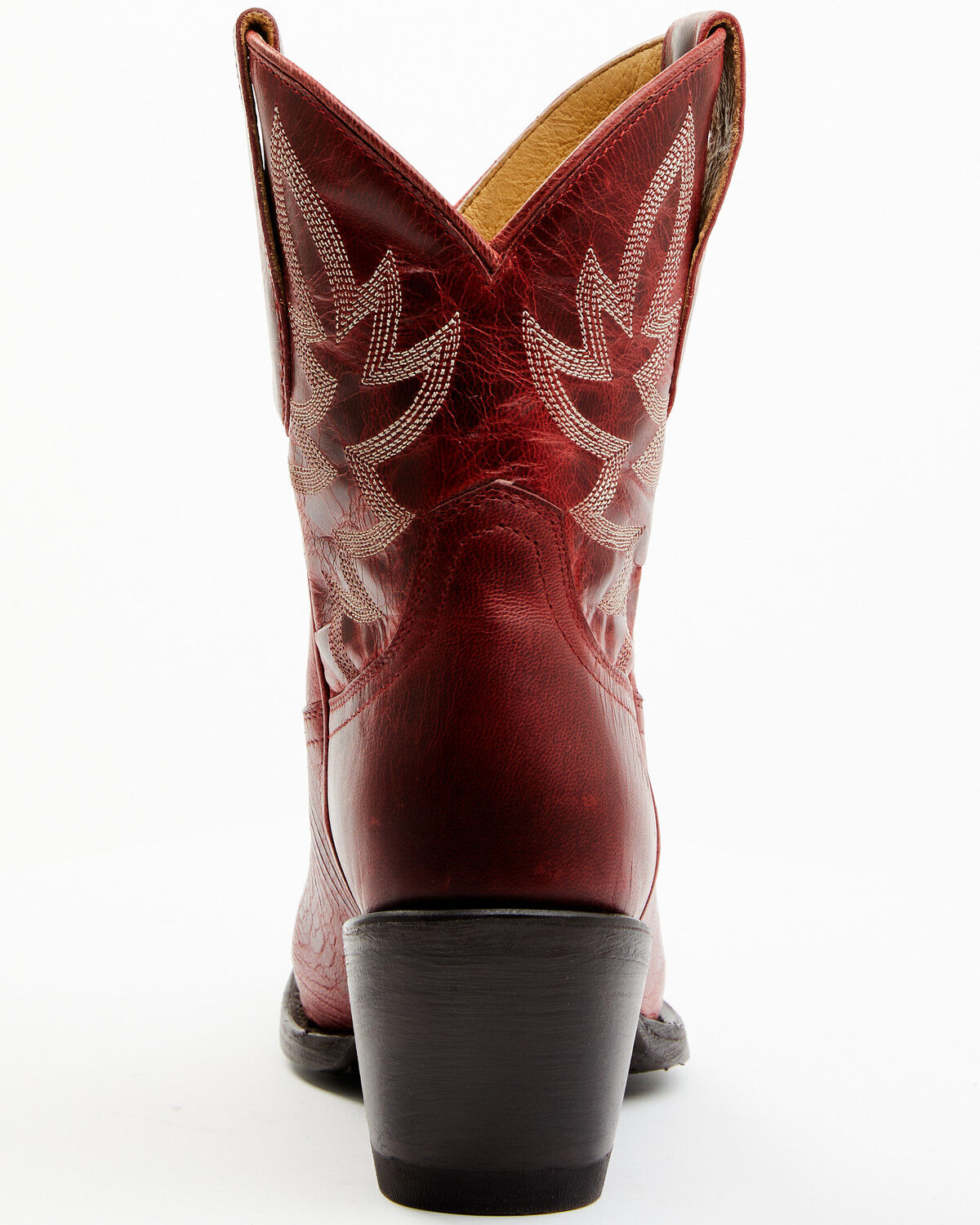 Image #5 - Idyllwind Women's Wheels Western Booties - Round Toe, Red, hi-res