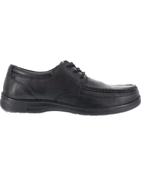 Image #3 - Florsheim Men's Lace-Up Work Shoes - Steel Toe , Black, hi-res
