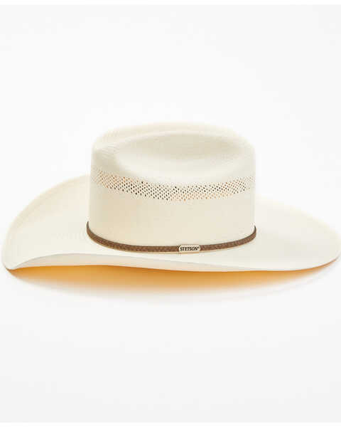 Image #3 - Stetson Plait 10X Straw Cowboy Hat, Natural, hi-res