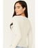 Image #2 - Idyllwind Women's Hummingbird Tie Front Long Sleeve Top, Stone, hi-res