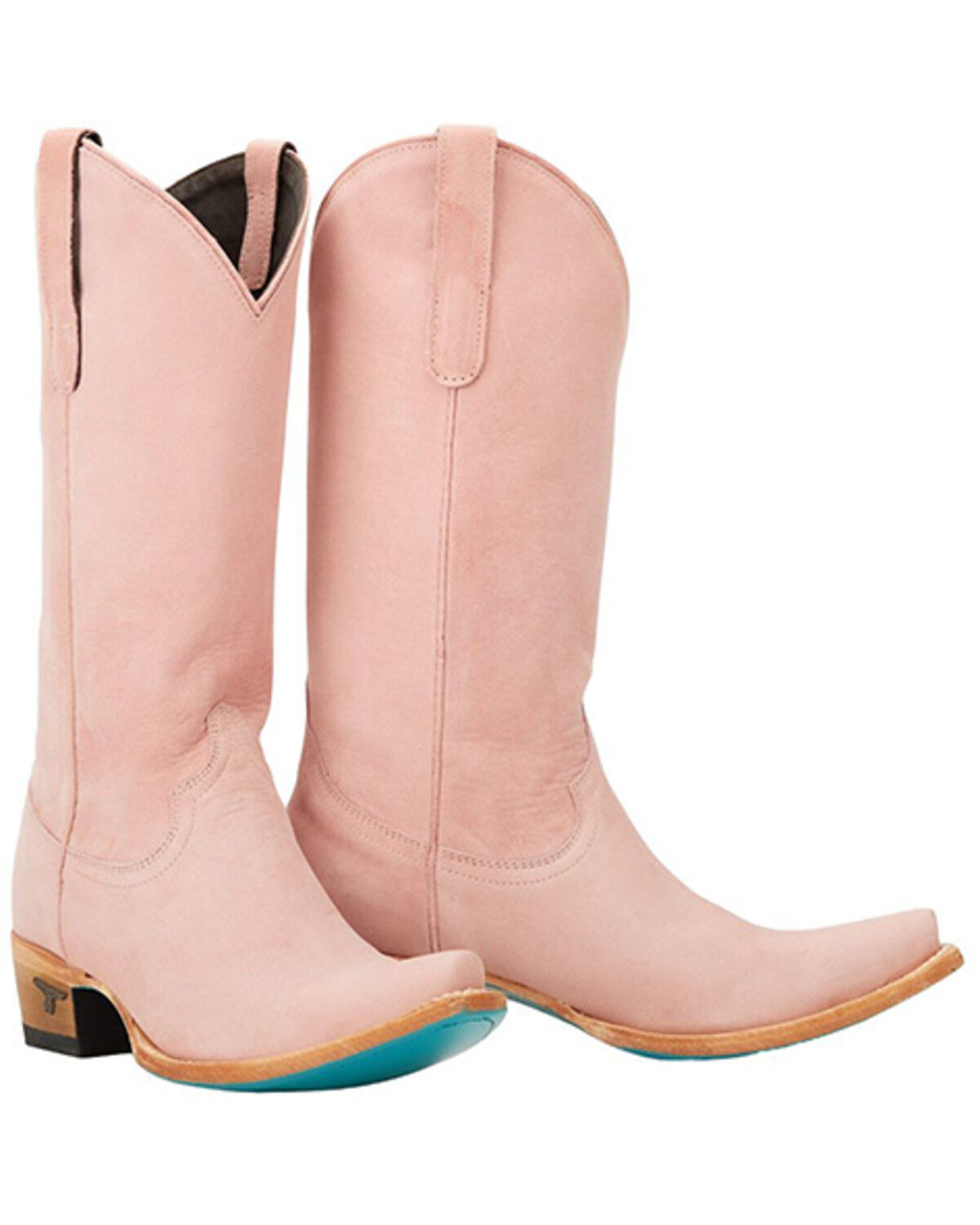 Image #1 - Lane Women's Emma Jane Tall Western Boots - Snip Toe, Blush, hi-res