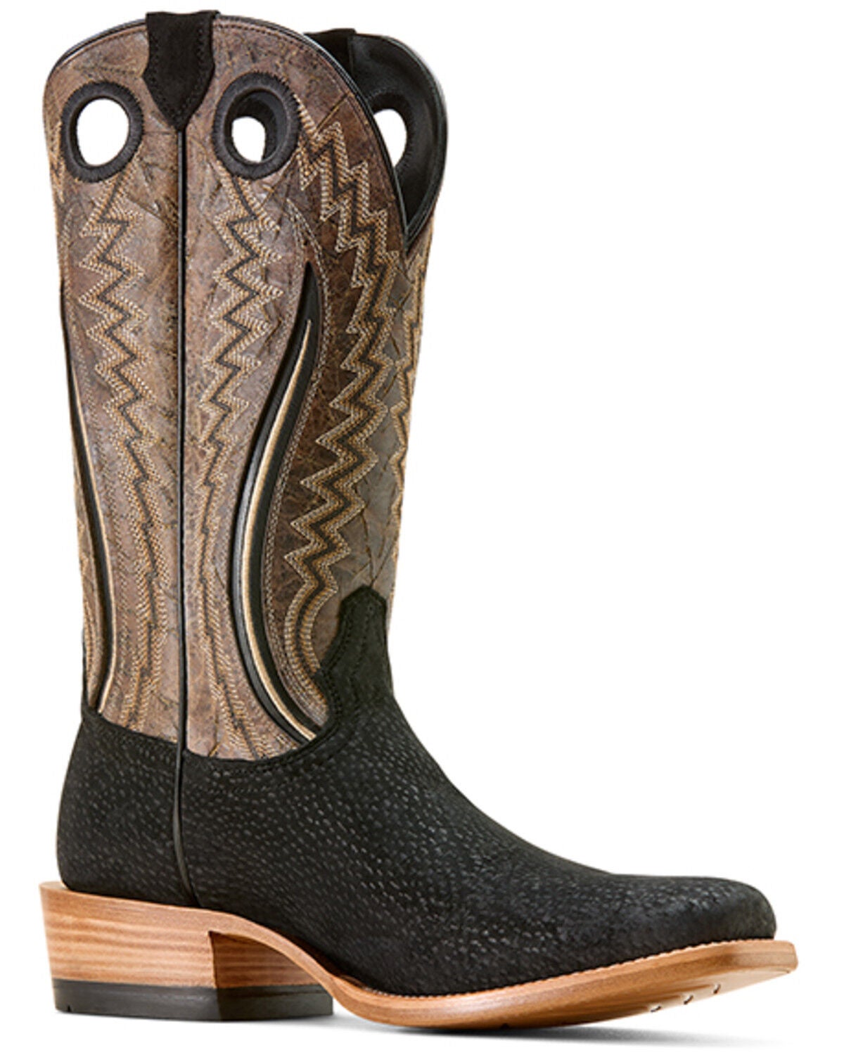 Ariat Men's Futurity Dualin Western Boots - Square Toe, Black, hi-res