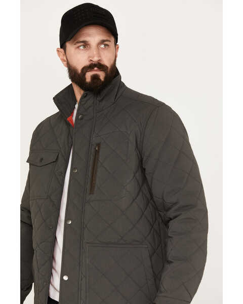 Image #2 - Dakota Grizzly Men's Thad Quilted Jacket, Charcoal, hi-res