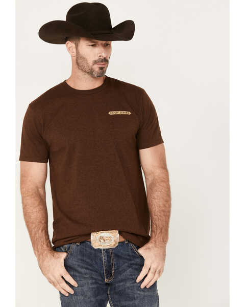 Cody James Men's 2 Pair Short Sleeve Graphic T-Shirt, Brown, hi-res