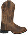 Image #2 - Smoky Mountain Little Boys' Showdown Western Boots - Round Toe, Brown, hi-res