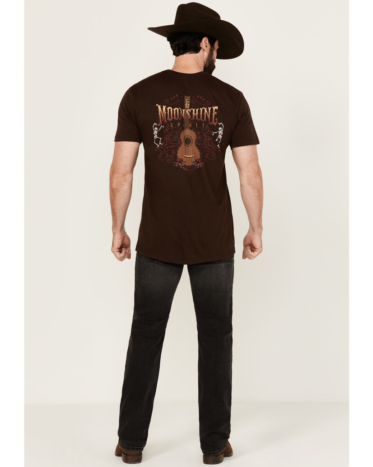 Image #3 - Moonshine Spirit Men's Rocky Mountain Black Wash Slim Stretch Denim Jeans, Black, hi-res