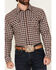 Image #3 - Blue Ranchwear Men's Bryce Plaid Print Long Sleeve Snap Western Shirt, Red, hi-res