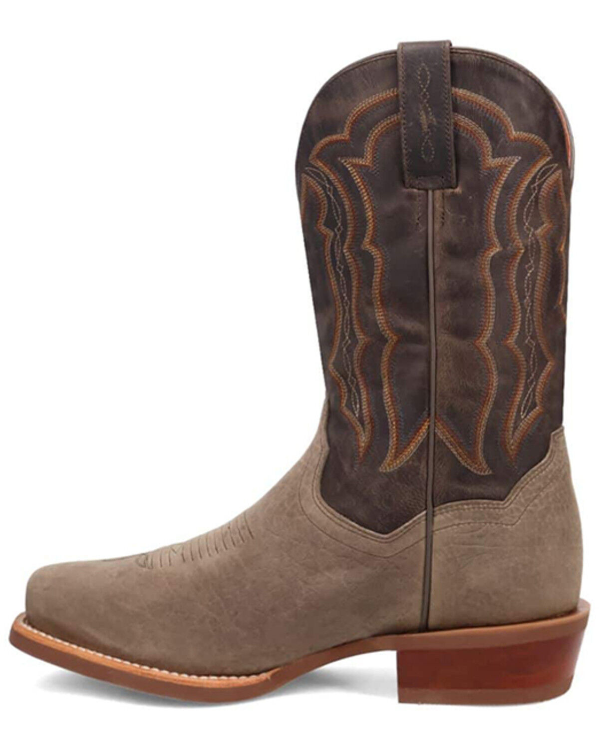Image #3 - Dan Post Men's Creed Western Boots - Square Toe, Grey, hi-res
