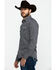 Rock 47 By Wrangler Men's Black Geo Print Long Sleeve Western Shirt , Black, hi-res