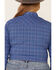 Image #4 - Rough Stock by Panhandle Women's Carrigan Plaid Print Long Sleeve Western Shirt - Plus, Blue, hi-res
