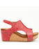Image #2 - Very G Women's Isabella Sandals, Red, hi-res