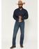 Image #1 - Wrangler Retro Men's 88MWZ Jasper Dark Wash Slim Straight Stretch Denim Jeans, Dark Wash, hi-res