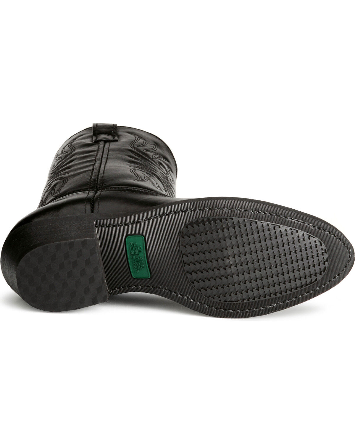 Image #5 - Laredo Men's Western  Boots - Round Toe, Black, hi-res
