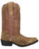 Image #2 - Smoky Mountain Girls' Magnolia Western Boots - Snip Toe, Brown, hi-res