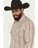 Image #2 - Roper Men's Wallpaper Floral Print Long Sleeve Snap Stretch Western Shirt, Multi, hi-res