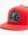 Image #2 - Lazy J Ranch Men's Red & Black Arrowhead Logo Patch Mesh-Back Ball Cap , Red, hi-res