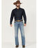 Image #1 - Cody James Men's Wyatt Slim Bootcut Stretch Denim Jeans, Light Wash, hi-res