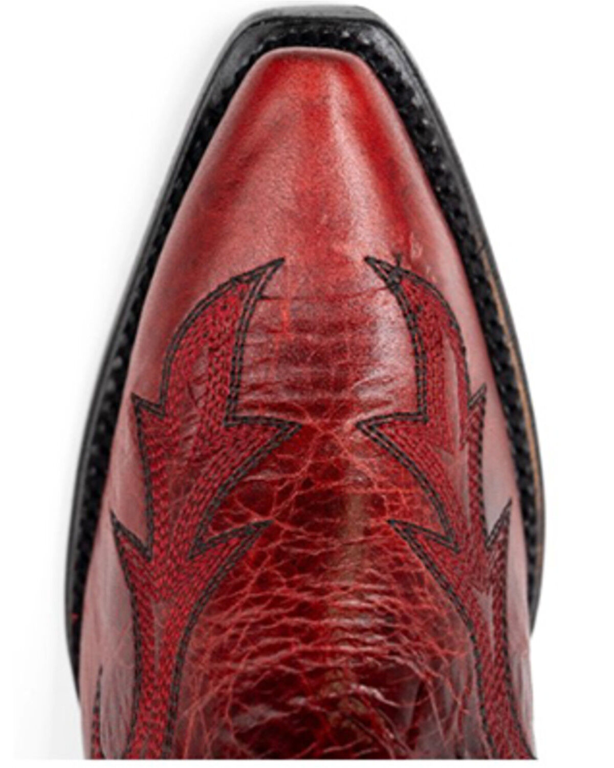 Image #6 - Ferrini Women's Scarlett Western Boots - Snip Toe, Red, hi-res