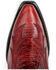 Image #6 - Ferrini Women's Scarlett Western Boots - Snip Toe, Red, hi-res