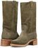 Image #4 - Frye Women's Campus 12R Suede Fashion Boots - Round Toe, Olive, hi-res