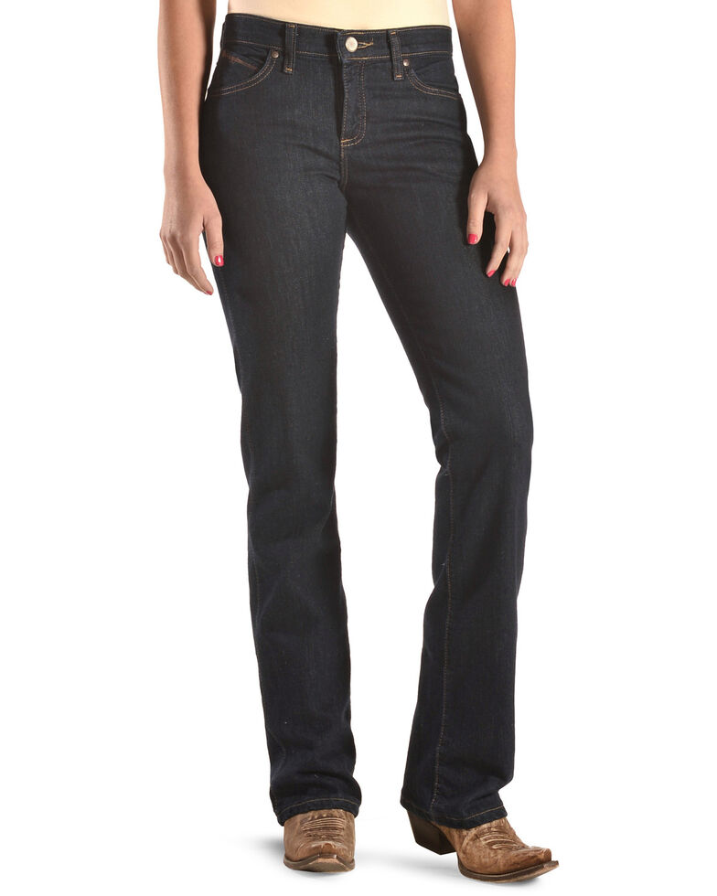 Wrangler Women's Dark Dynasty Ultimate Riding Q-Baby Jeans - Country ...