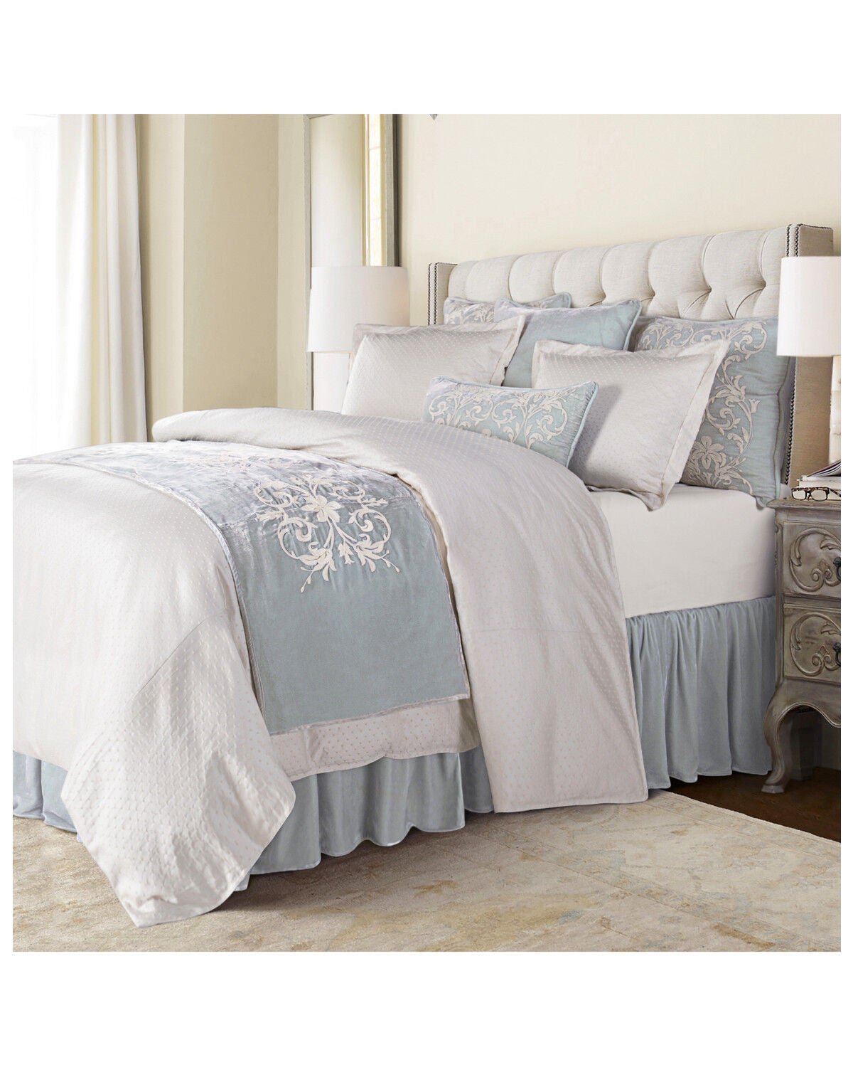 HiEnd Accents Belle King Size Bedding Set - 3 Piece, Multi, hi-res