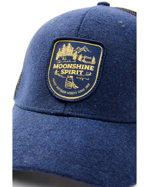Image #2 - Moonshine Spirit Men's Navy Outdoor Jar Logo Patch Mesh Back Ball Cap , Navy, hi-res
