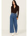 Image #1 - Rolla's Women's Medium Wash High Rise Wide Leg Sailor Jeans, Medium Wash, hi-res