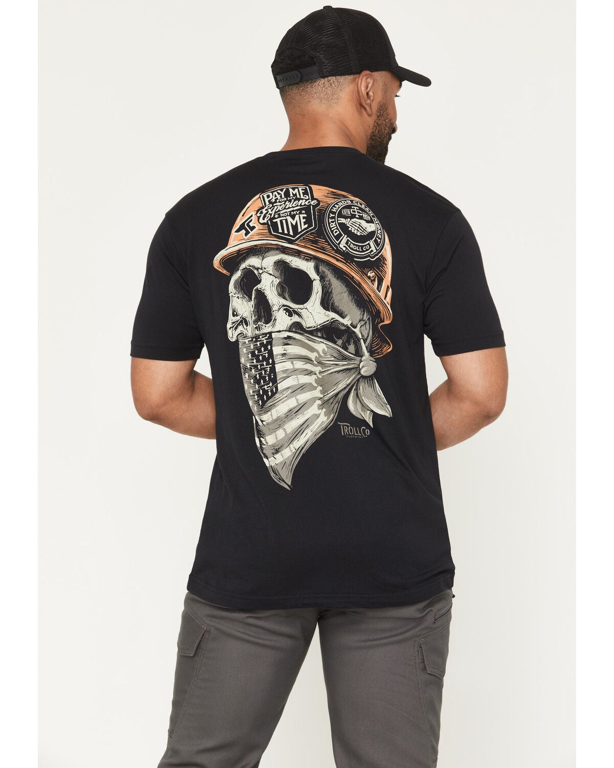 Troll Co Men's Headstrong Short Sleeve Graphic T-Shirt, Black, hi-res