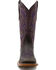 Image #4 - Ferrini Women's Maggie Western Boots - Broad Square Toe, Chocolate, hi-res
