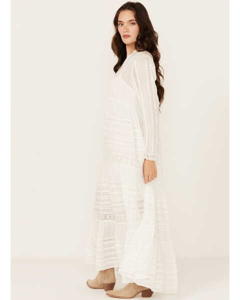 Image #2 - Spell Women's Teodora Maxi Dress, White, hi-res