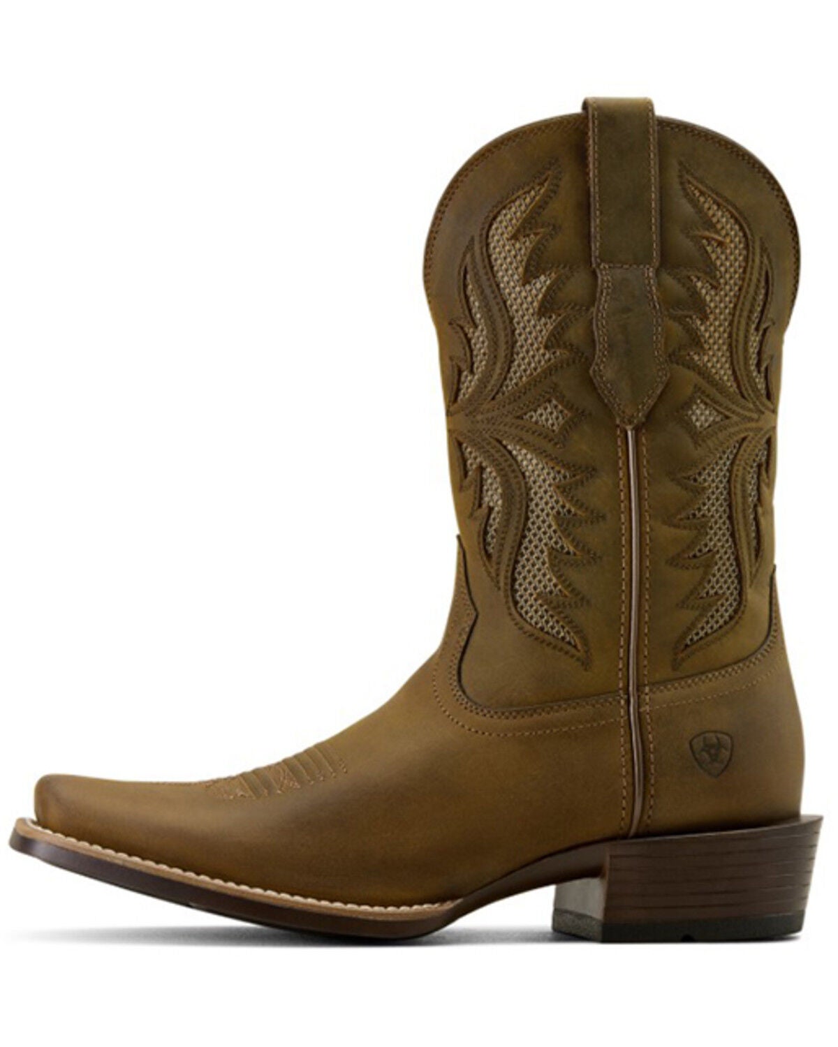 Image #2 - Ariat Men's Clearwater VentTEK Distressed Performance Western Boots - Square Toe, Brown, hi-res