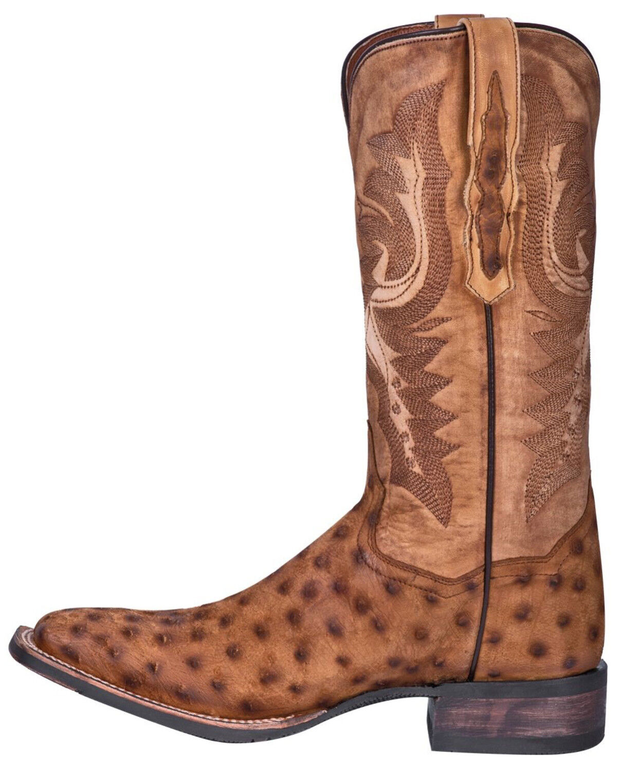 Image #3 - Dan Post Men's Stark Western Boots - Square Toe, Brown, hi-res