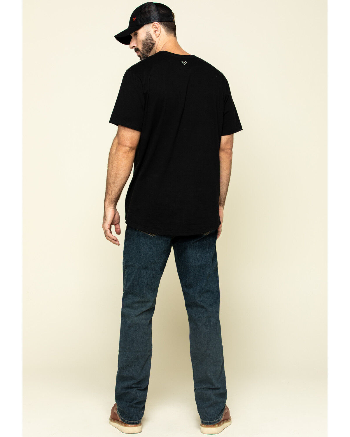 Image #6 - Wrangler 20X Men's FR Advanced Comfort Dark Vintage Boot Work Jeans, Dark Blue, hi-res