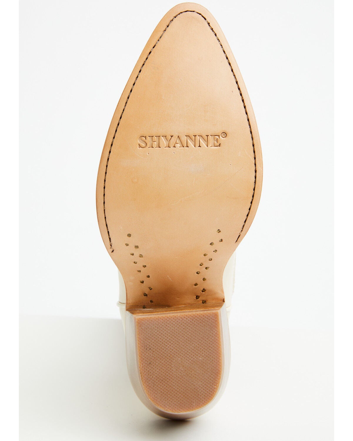 Image #7 - Shyanne Women's Rose Western Boots - Round Toe, Cream, hi-res