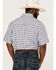 Image #4 - Resistol Men's Starke Small Plaid Short Sleeve Button Down Western Shirt  , White, hi-res