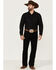 Image #1 - RANK 45® Men's Houston Stretch Stackable Straight Jeans , Black, hi-res
